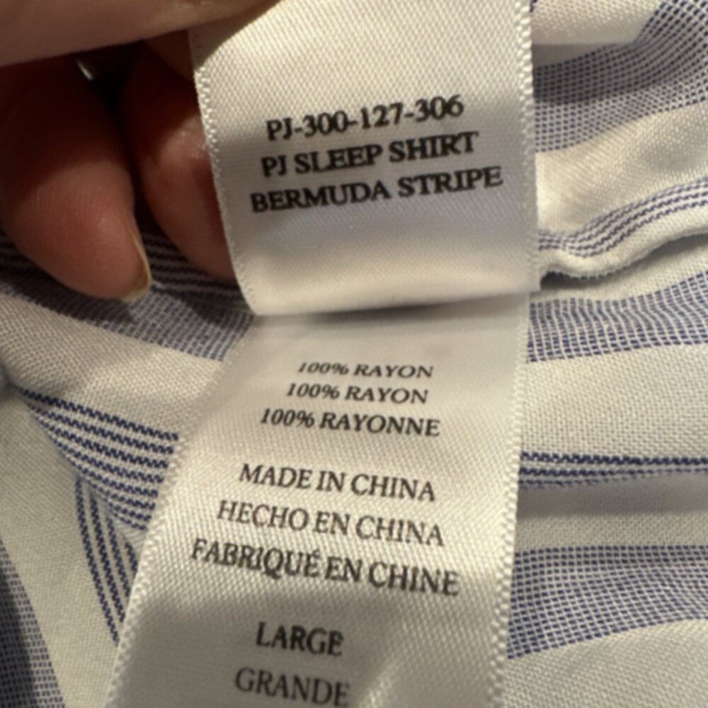 Rails Women's Size Large Bermuda Stripe Button Up… - image 7